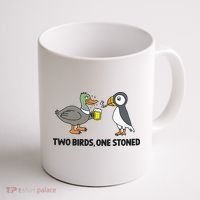 Two Birds One Stoned Coffee Mug thumb 1