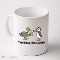 Two Birds One Stoned Coffee Mug thumb 0