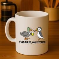 Two Birds One Stoned Coffee Mug thumb 4