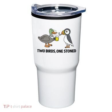 Two Birds One Stoned Tumbler