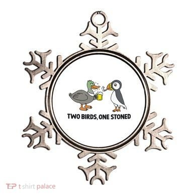 Two Birds One Stoned Ornament