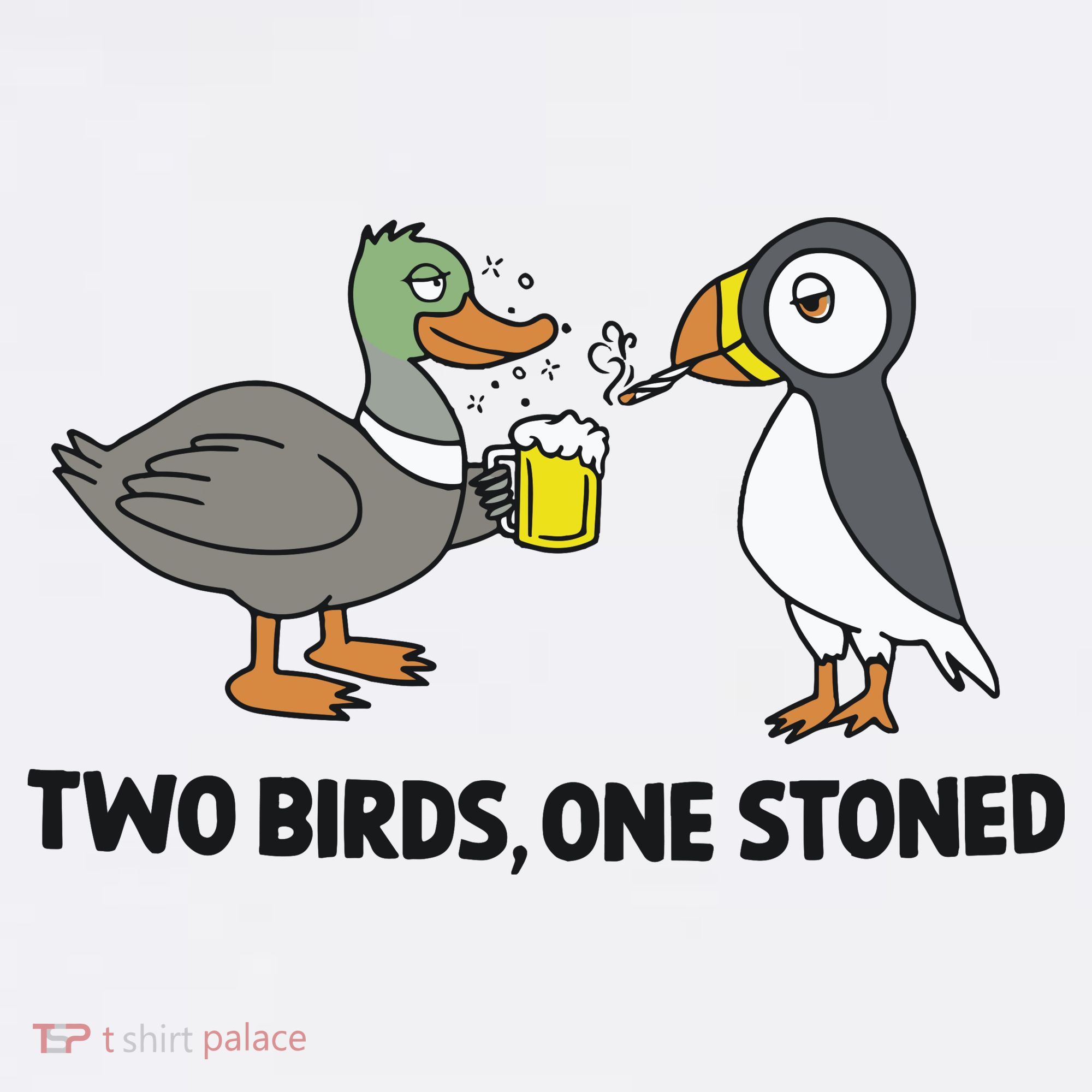 Two Birds One Stoned Ornament