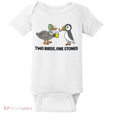 Two Birds One Stoned Baby Bodysuit