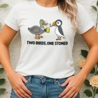 Two Birds One Stoned Women's T-Shirt thumb 2
