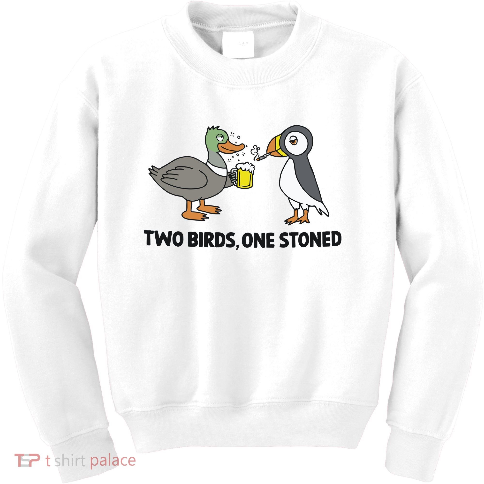 Two Birds One Stoned Kids Sweatshirt