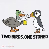 Two Birds One Stoned Kids Long Sleeve Shirt thumb 2