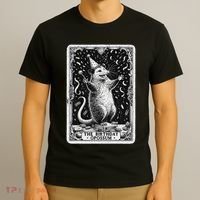 The Birthday Opossum Tarot Card Opossum T-Shirt thumb 3