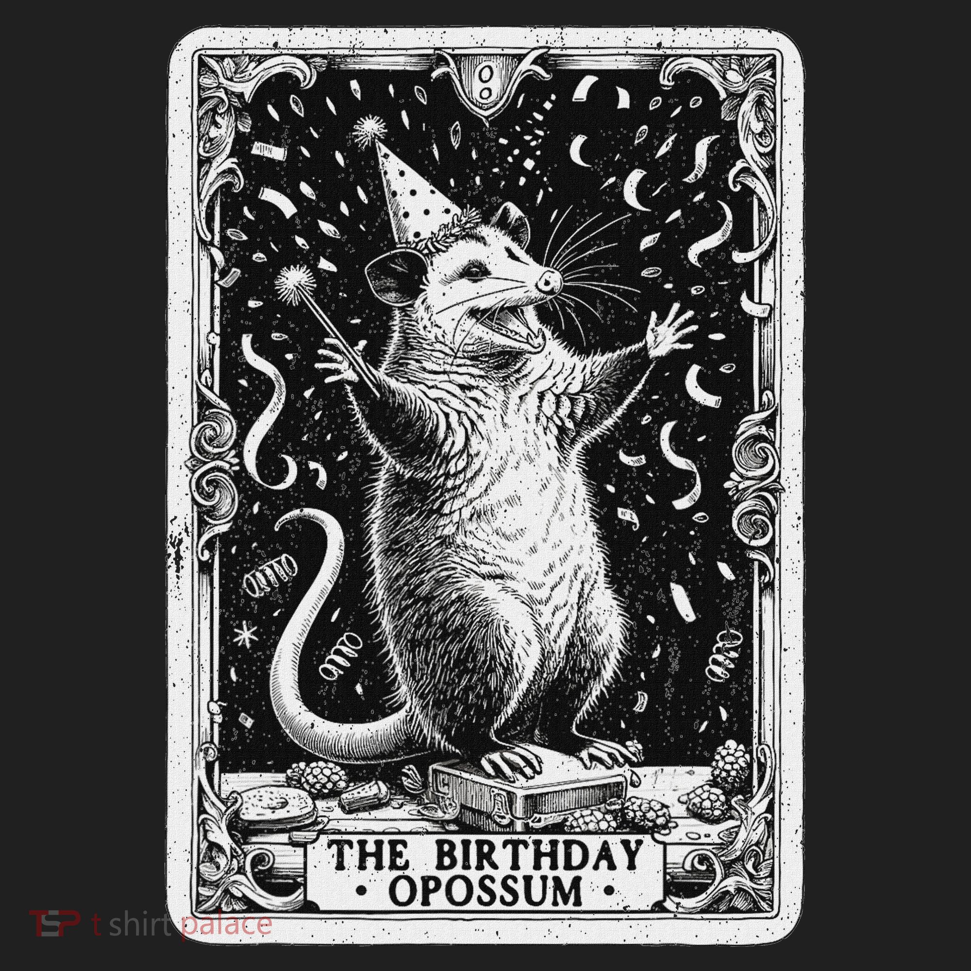 The Birthday Opossum Tarot Card Opossum Beanie
