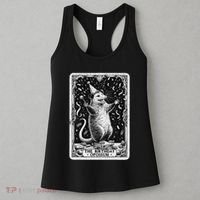 The Birthday Opossum Tarot Card Opossum Women's Tank Top thumb 3