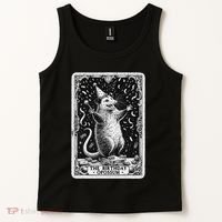 The Birthday Opossum Tarot Card Opossum Tank Top thumb 2