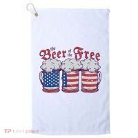 The Beer Of The Free Golf Towel thumb 0