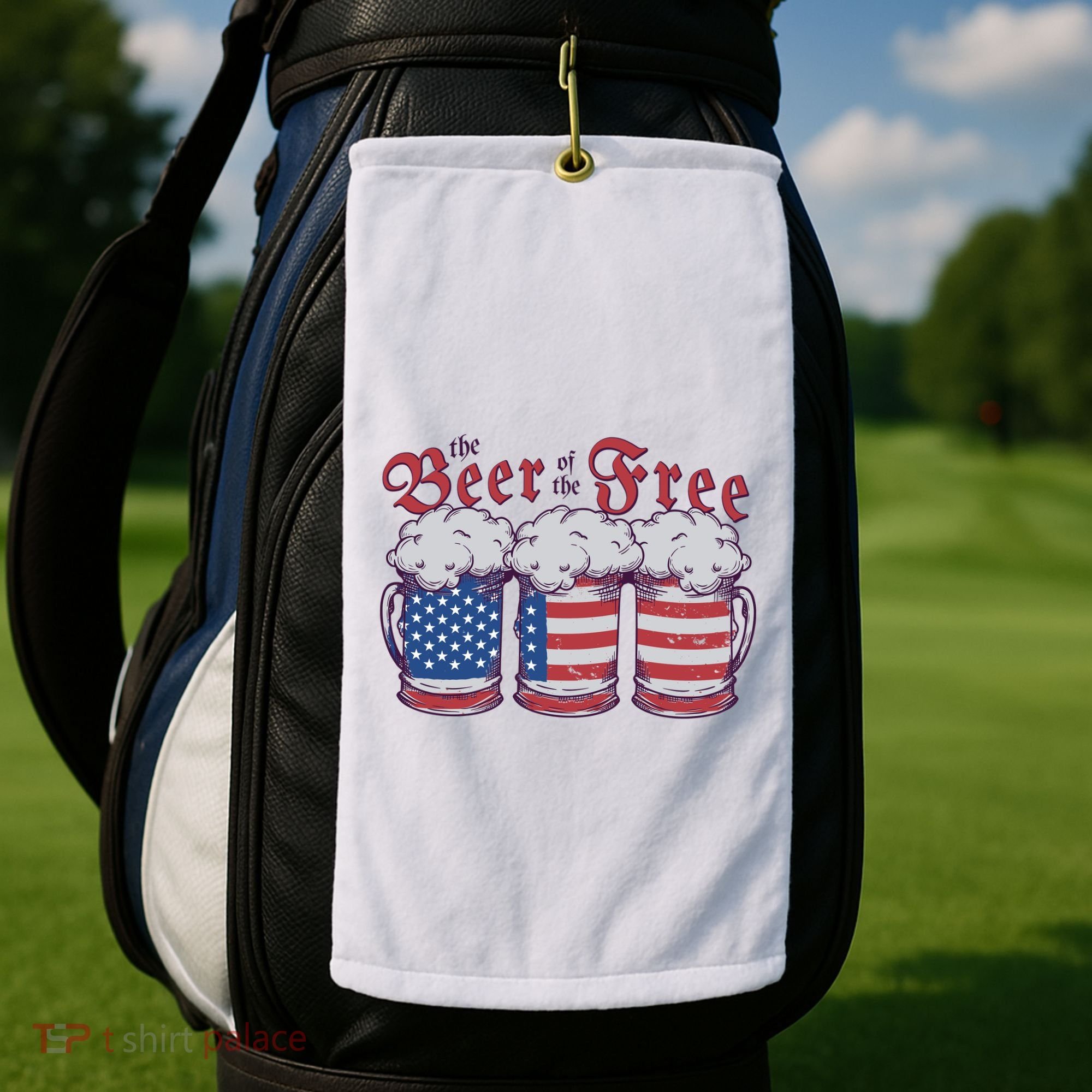 The Beer Of The Free Golf Towel