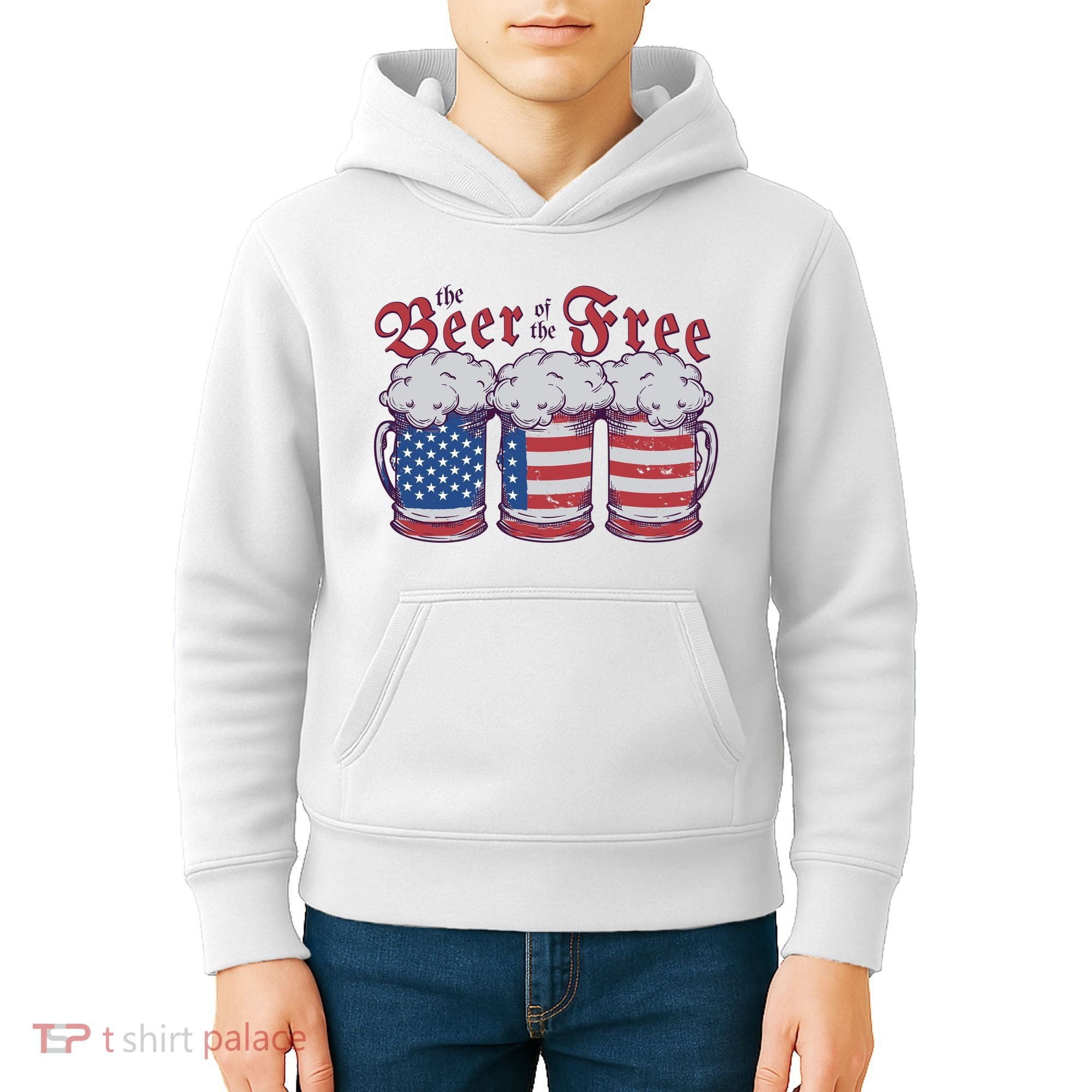 The Beer Of The Free Kids Hoodie