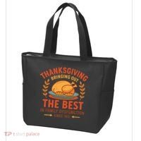Thanksgiving Bringing Out The Best In Family Dysfunction Tote Bag thumb 3