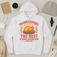 Thanksgiving Bringing Out The Best In Family Dysfunction Hoodie thumb 3
