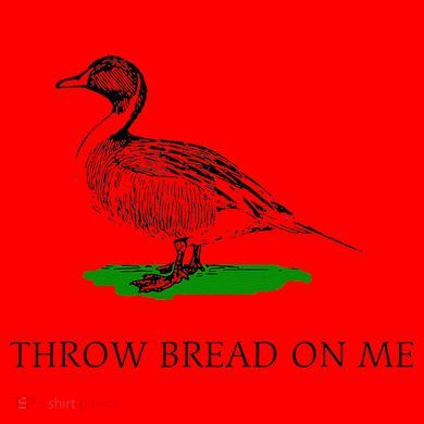 Throw Bread On Me Funny Duck Apparel Santa Hat