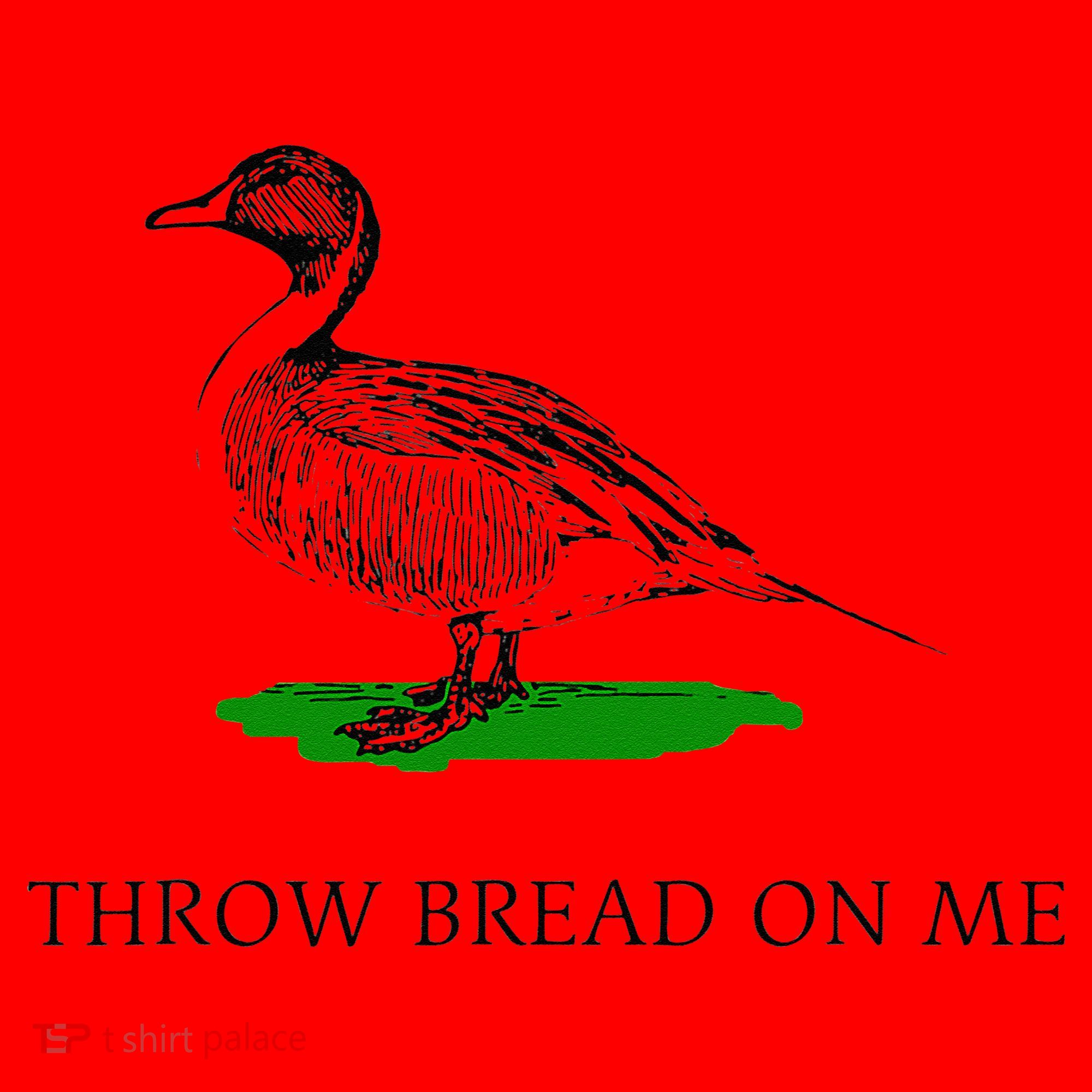 Throw Bread On Me Funny Duck Apparel Santa Hat