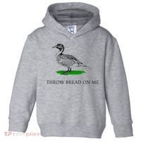 Throw Bread On Me Funny Duck Apparel Toddler Hoodie thumb 0