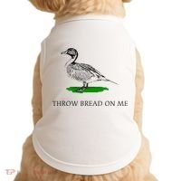 Throw Bread On Me Funny Duck Apparel Doggie Tank thumb 0