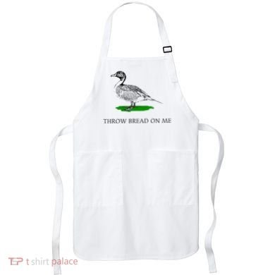 Throw Bread On Me Funny Duck Apparel Apron