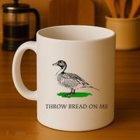 Throw Bread On Me Funny Duck Apparel Coffee Mug thumb 4