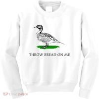 Throw Bread On Me Funny Duck Apparel Kids Sweatshirt thumb 0
