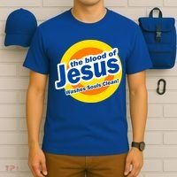 The Blood Of Jesus Washes Souls Clean T-Shirt thumb 6