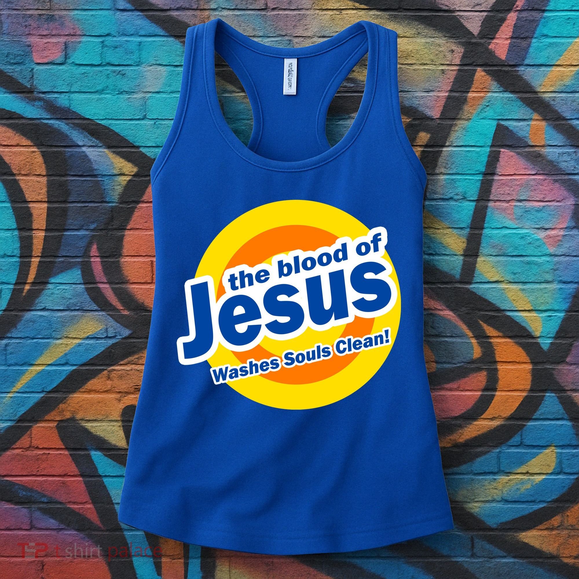 The Blood Of Jesus Washes Souls Clean Women's Tank Top