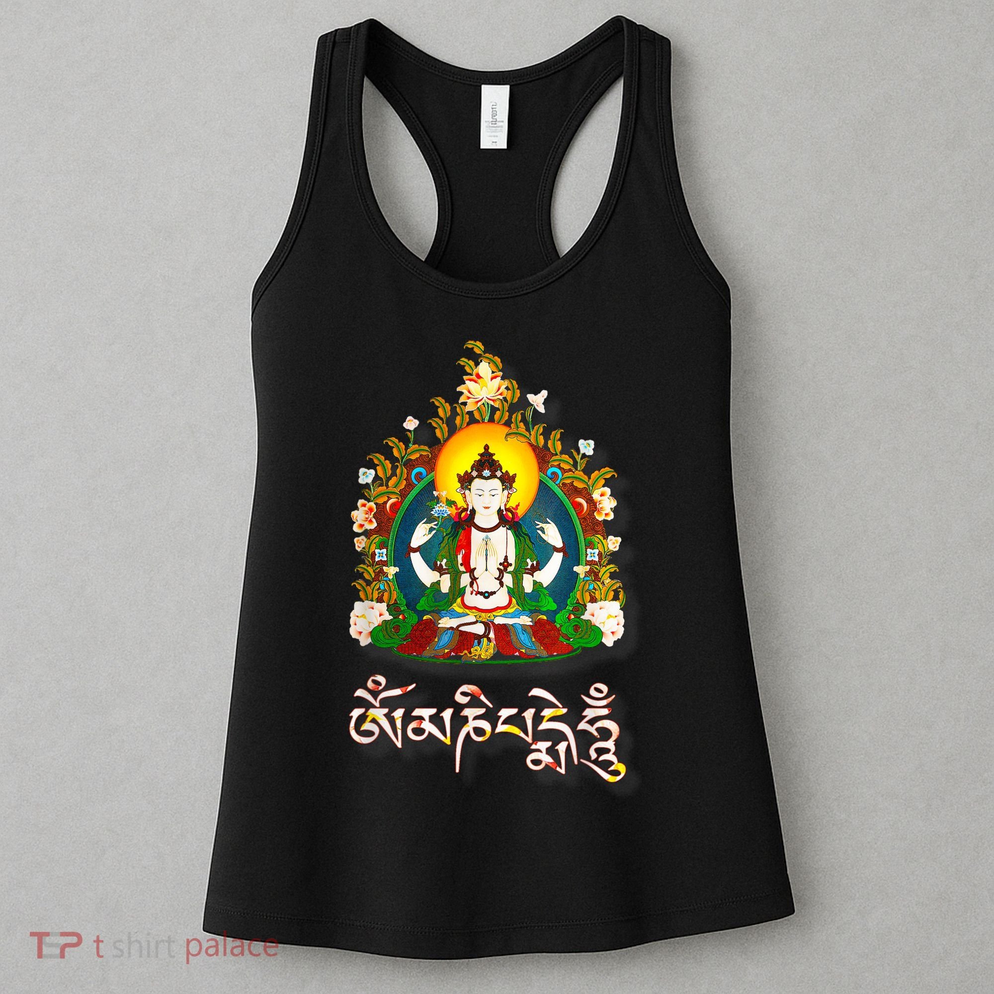 Tibetan Buddha Om Mani Padme Hum Amitabh Women's Tank Top