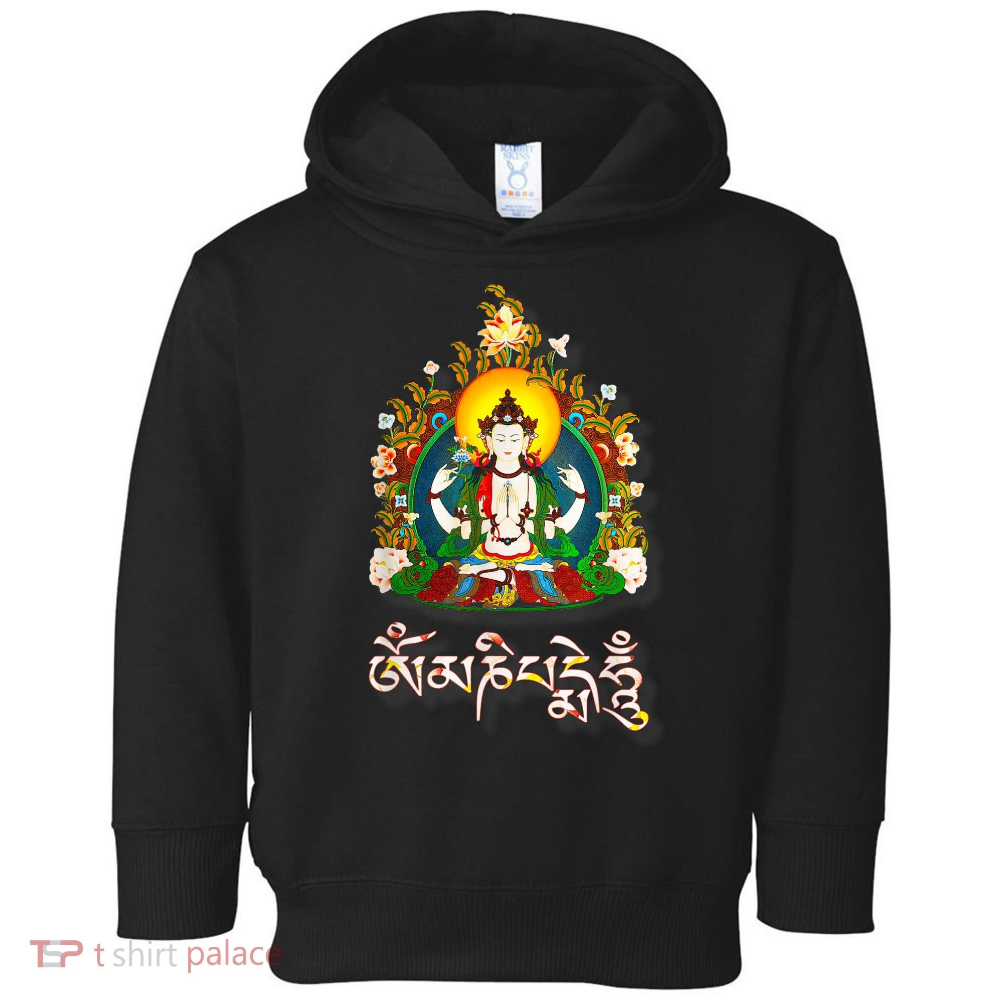 Tibetan Buddha Om Mani Padme Hum Amitabh Toddler Hoodie