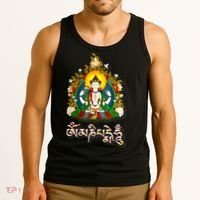 Tibetan Buddha Om Mani Padme Hum Amitabh Tank Top thumb 3