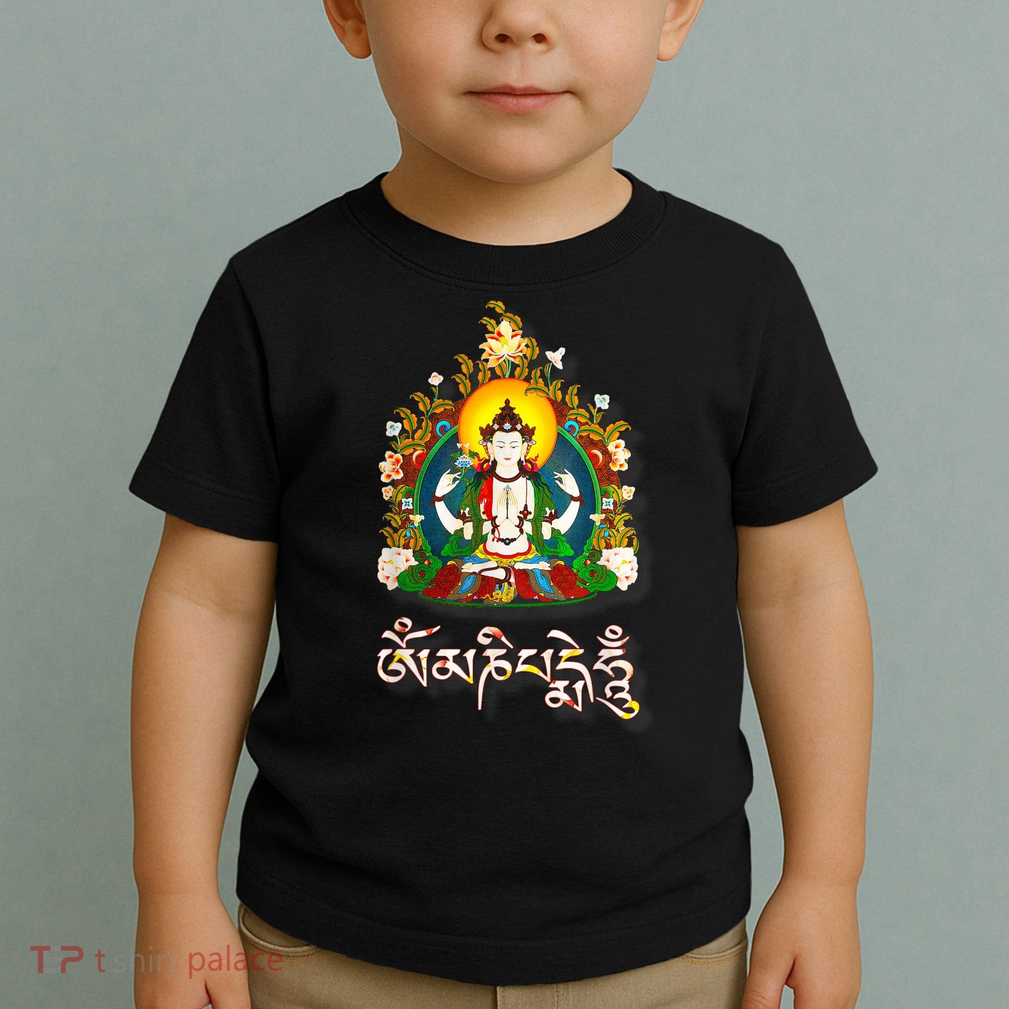 Tibetan Buddha Om Mani Padme Hum Amitabh Toddler T-Shirt