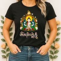 Tibetan Buddha Om Mani Padme Hum Amitabh Women's T-Shirt thumb 2