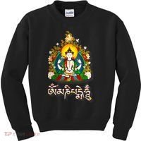 Tibetan Buddha Om Mani Padme Hum Amitabh Kids Sweatshirt thumb 0