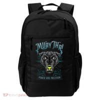 Thai Boxing Power And Precision Muay Thai And Panther Backpack thumb 0