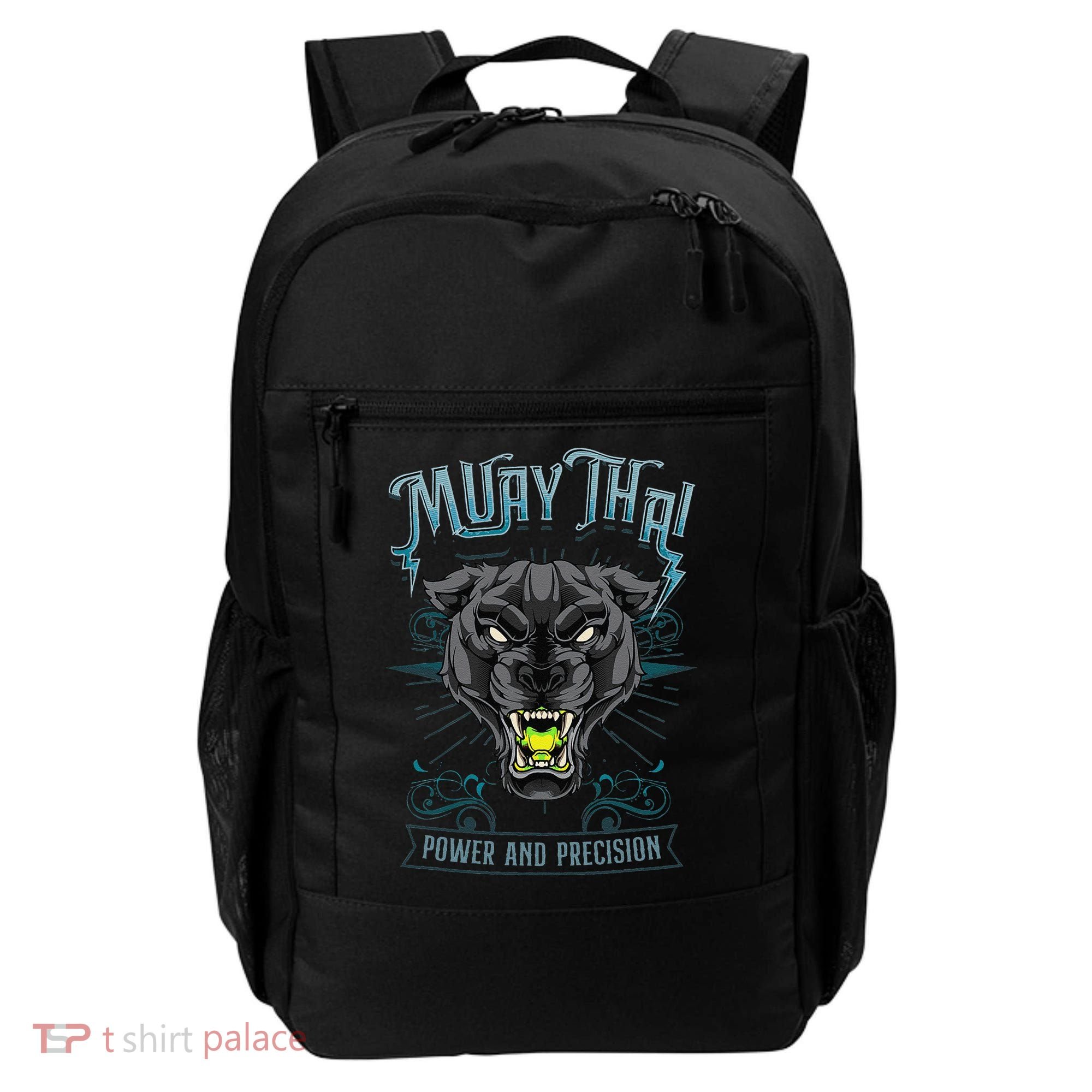 Thai Boxing Power And Precision Muay Thai And Panther Backpack
