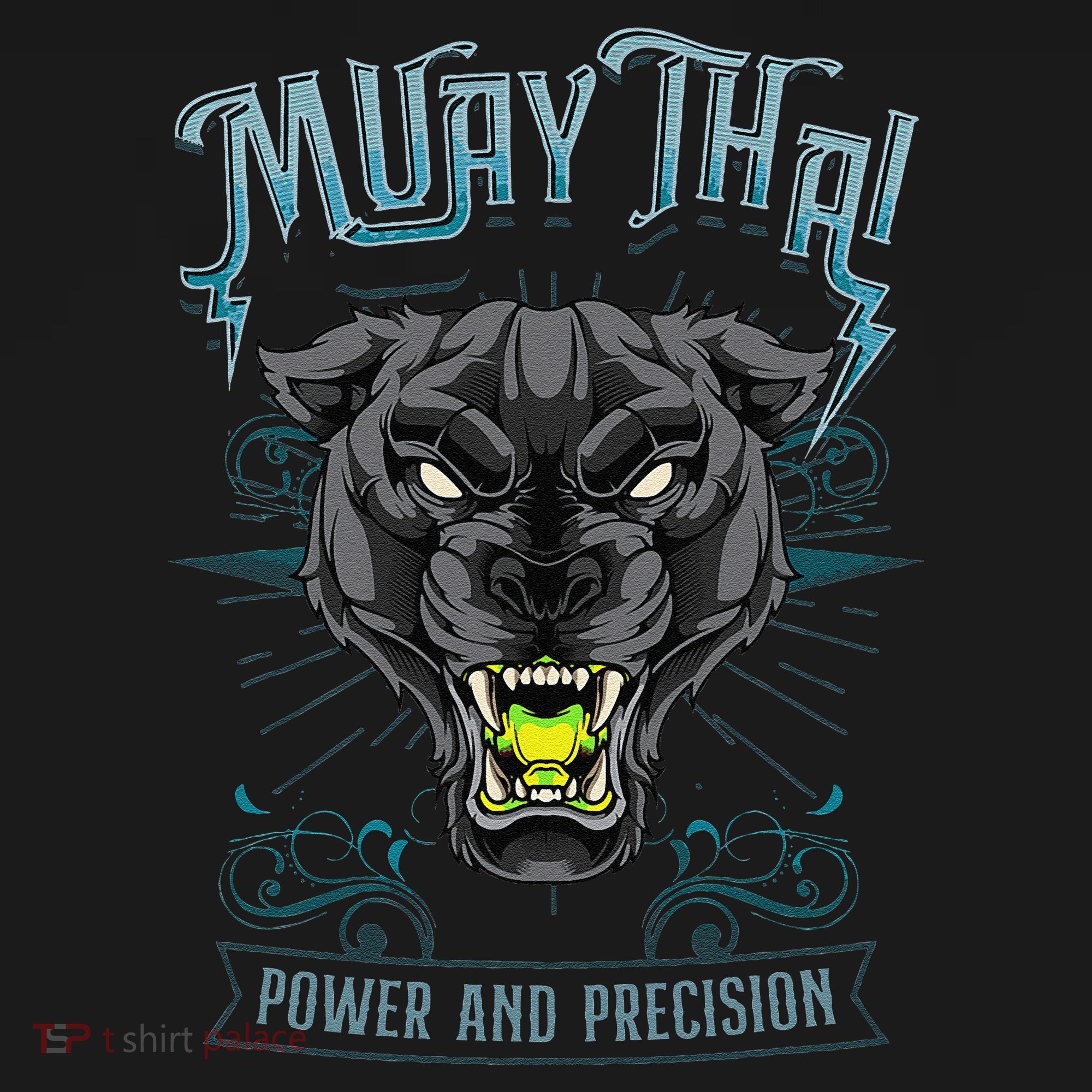 Thai Boxing Power And Precision Muay Thai And Panther Backpack