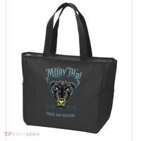 Thai Boxing Power And Precision Muay Thai And Panther Tote Bag thumb 3