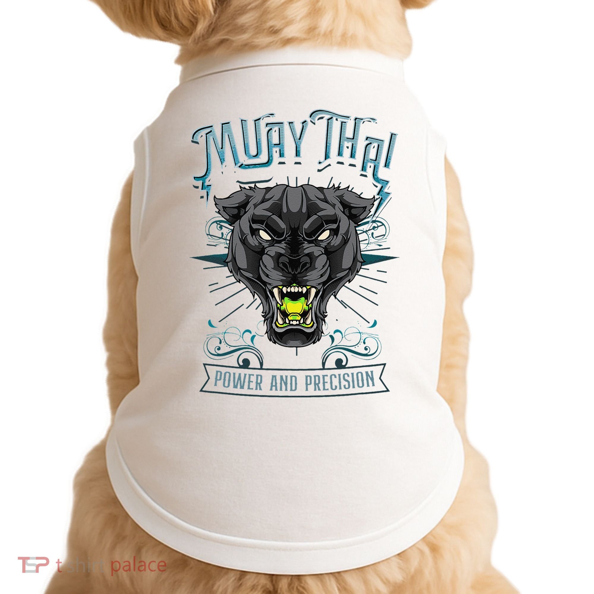 Thai Boxing Power And Precision Muay Thai And Panther Doggie Tank