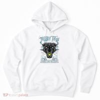 Thai Boxing Power And Precision Muay Thai And Panther Hoodie thumb 0