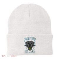 Thai Boxing Power And Precision Muay Thai And Panther Beanie thumb 0