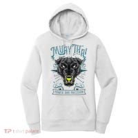 Thai Boxing Power And Precision Muay Thai And Panther Women's Hoodie thumb 0