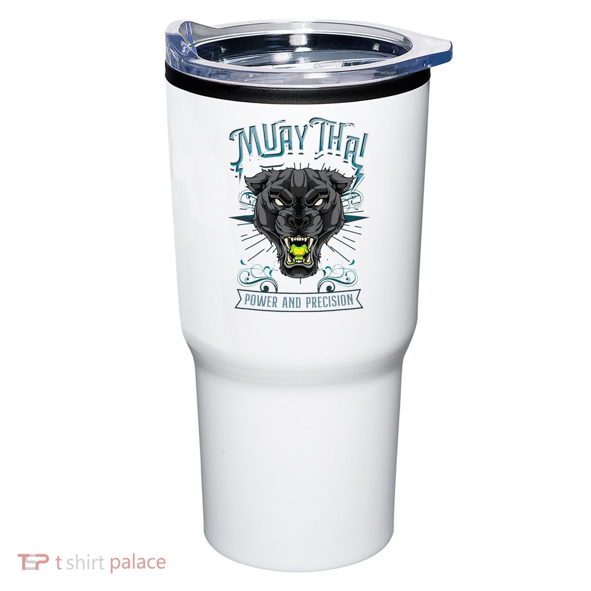 Thai Boxing Power And Precision Muay Thai And Panther Tumbler