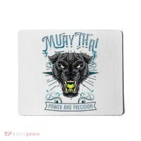 Thai Boxing Power And Precision Muay Thai And Panther Mousepad thumb 0