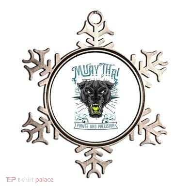 Thai Boxing Power And Precision Muay Thai And Panther Ornament