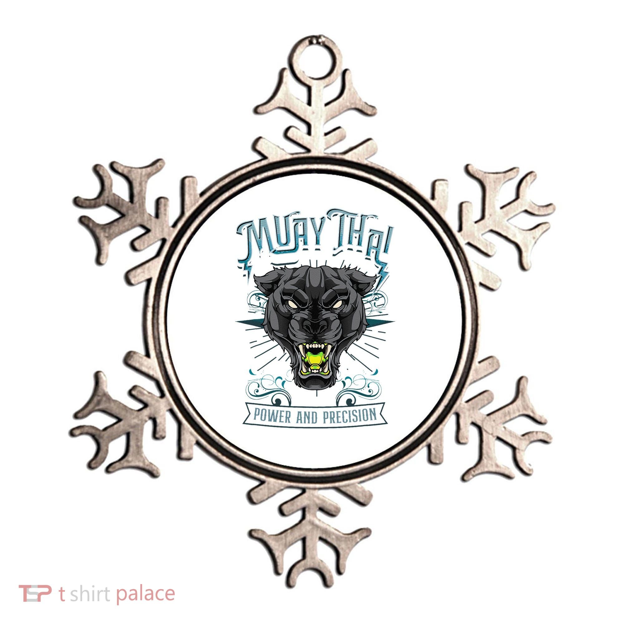 Thai Boxing Power And Precision Muay Thai And Panther Ornament