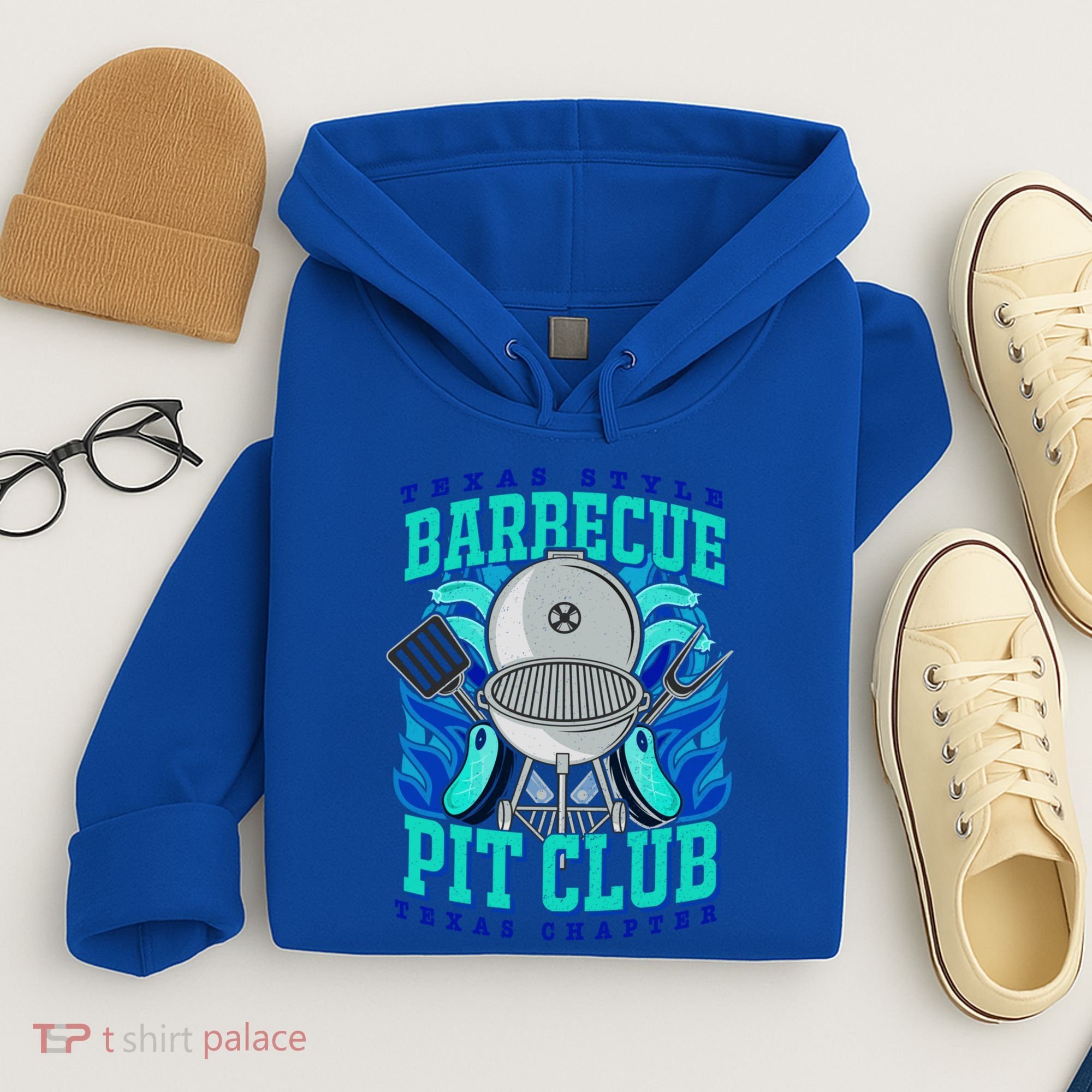 Texas Bbq Pit Club Griller Pitmaster Barbecue Lover Gift Hoodie