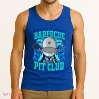 Texas Bbq Pit Club Griller Pitmaster Barbecue Lover Gift Tank Top thumb 3