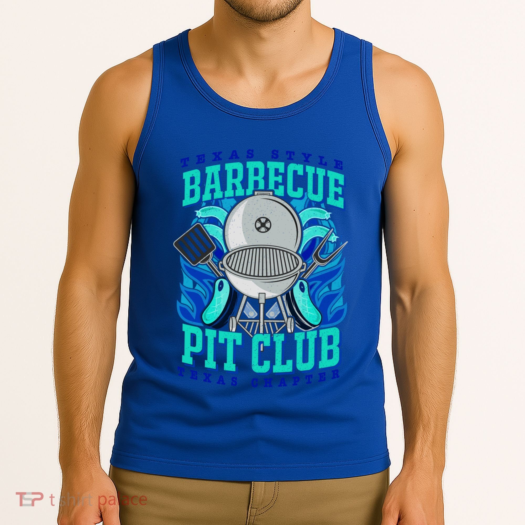 Texas Bbq Pit Club Griller Pitmaster Barbecue Lover Gift Tank Top