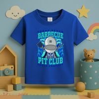 Texas Bbq Pit Club Griller Pitmaster Barbecue Lover Gift Toddler T-Shirt thumb 3